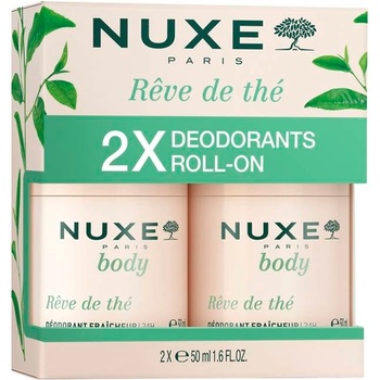NUXE Reve Dе Thé Комплект - Рол-он дезодорант за свежо усещане, 2 х 50 ml
