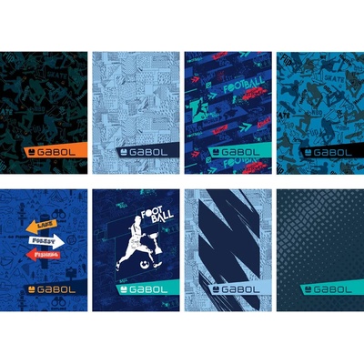 Gabol Тетрадка gabol А5 80л, ред - момчета