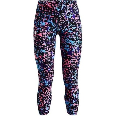 Under Armour HG Armour Printed Ankle Crop Dívčí běžecké legíny