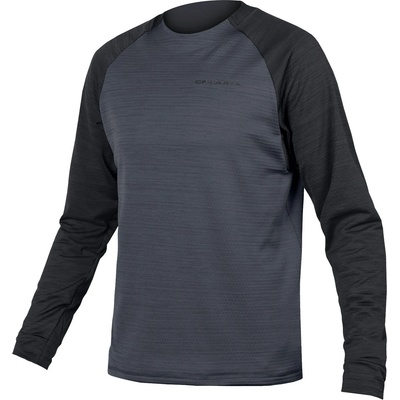 Endura Мъжка фланелка с дълъг ръкав за колоездене Endura Singletrack Fleece Cycling jersey - Black - размер XXL (056-1604-0115)