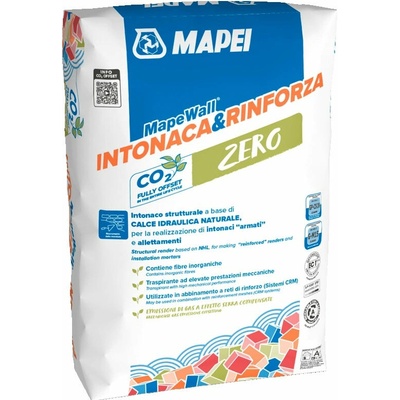 MAPEI Mapewall Intonaca & Rinforza paropropustná malta na zdivo 25 kg Oříškově hnědá