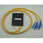 MEGAF Оптичен PLC сплитер 1x4 с SC-UPC конектори, Conneu (CNPLC-104-SC1-SC1-BOX)