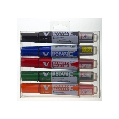Pilot Пилотен WB маркер V-Board BG скосен 2-5мм връх (5) (WBMA-VBM-MC-S5-BG)