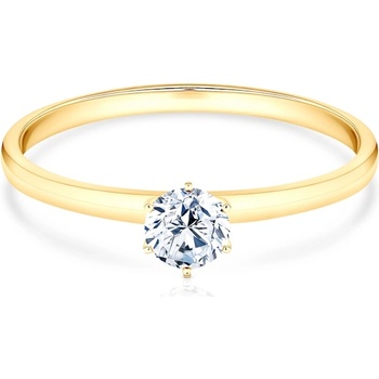 SAVICKI Годежен пръстен savicki: злато, лабораторен диамант