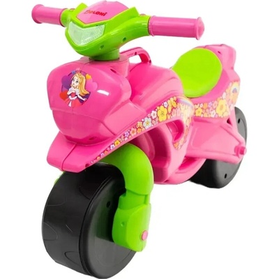 DOLONI Odrážedlo motorka růžovo-zelená