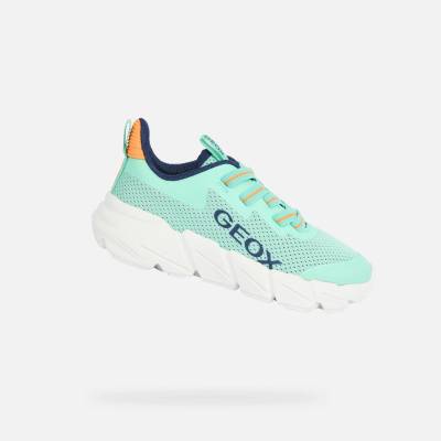 GEOX Тюркоазени детски обувки Geox Flexyper Fast Geox | Sin | Момчешки | 28