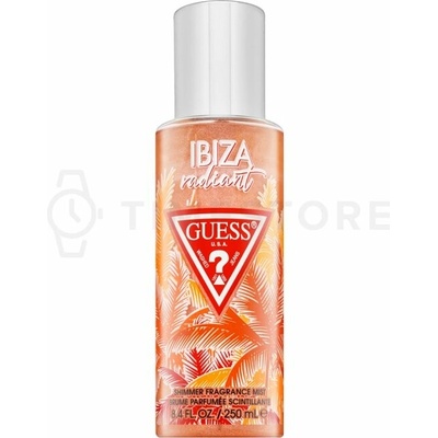 Guess Ibiza Radiant parfémovaný telový sprej s trblietkami 250 ml
