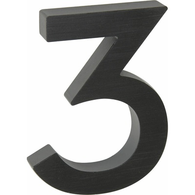 VMBal Domové číslo 3D AL čierne - č. 3