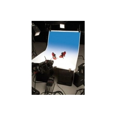 Colorama Colorgrad pozadie PVC 110 x 170cm White/Blue