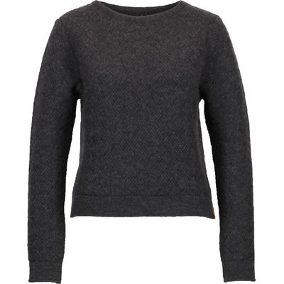 Albmerino Дамски вълнен пуловер Albmerino Women's Braided Jumper Wool jumper - Anthracite Mottled - размер XS (105-4588-0111)