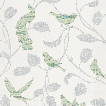 Image 1 of Rasch Тапет за стена нетъкан, зелен/син Funky Flair Rasch 721706