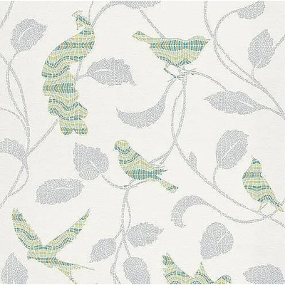 Rasch Тапет за стена нетъкан, зелен/син Funky Flair Rasch 721706