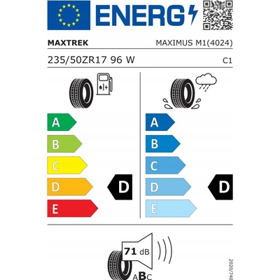 MAXTREK MAXIMUS M1 235/50 R17 96W