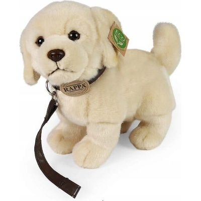 Pejsek Zlatý retrívr Labrador na vodítku 25 cm