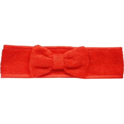 MaryBerry Crazy in Love kosmetická čelenka s mašlí červená