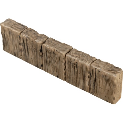 Ferobet Krajník rovný 800×80×200 mm natur reliéfní staré dřevo (28)