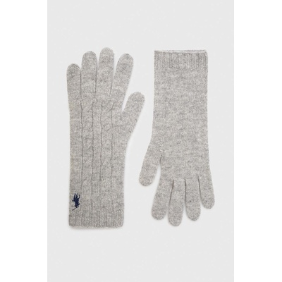 Ralph Lauren Вълнени ръкавици Polo Ralph Lauren в сиво (455922988)