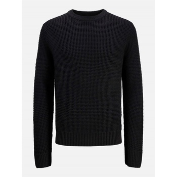 JACK & JONES Пуловер Jack and Jones Men's Knitted Crew Neck Jumper - Black
