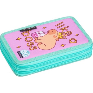 Lizzy Card Ученически несесер Lizzy Card Lollipop Capybara - 2 ципа (7210043000)