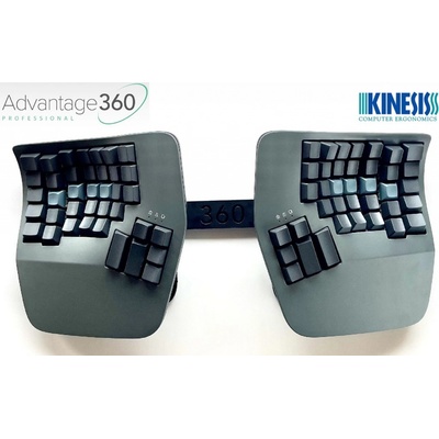 Kinesis Advantage360 Signature Kailh Clicky White KB365-PRO-KBW-G-BK