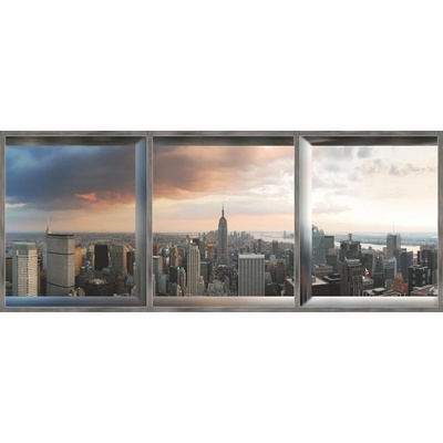 Preinterier FT0323 Fototapeta na stenu Mesto New York - okno vlies 620cm x 219cm