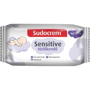 Sudocrem Sensitive vlhčené utierky 55 ks