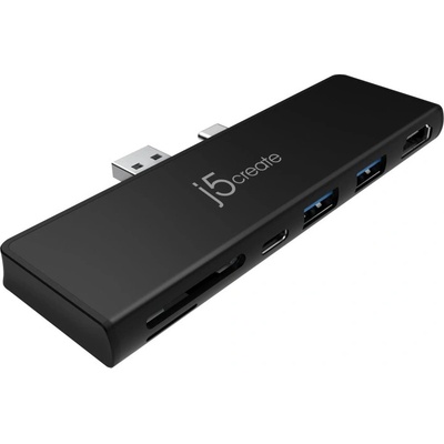 j5create Докинг станция j5create ULTRADRIVEMINIDOCK, 7 портова (HDMI, SD, MicroSD, USB, USB-C) - JCD324 (JCD324)