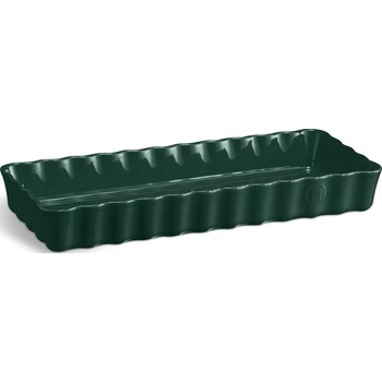 Emile Henry Форма за тарт керамична 15 x 36 см, зелена (EH076034)