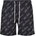 Urban Classics Бански гащета Urban classics Pattern swimming shorts - Black (Black Script)