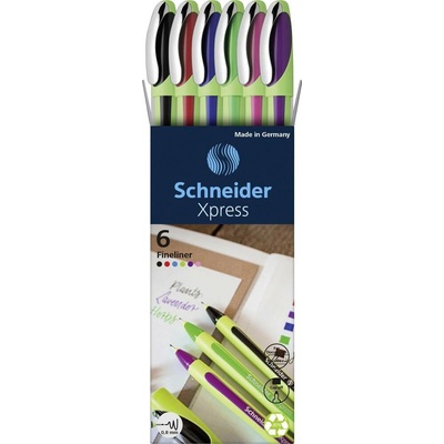 Schneider Schreibgeräte inkoustové Fineliner Xpress 08 Karton-Etui 6 Stück 190086 6 ks