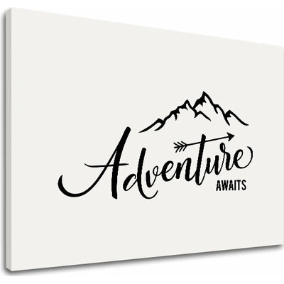 Motivačný obraz na stenu Adventure awaits_002 - 30x40 cm