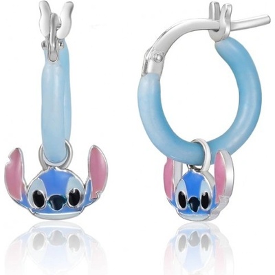 Disney Strieborné kruhy s príveskami 2v1 Stitch Mini ES00100SL.CS