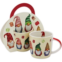 HOME ELEMENTS Porcelánový hrnek Vánoční skřítci 300 ml