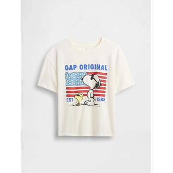 GAP & Peanuts Snoopy biela