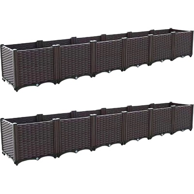 Garden King Modulární vyvýšený záhon MULTIFLEX 37 240 x 40 x 37 cm VZM96 2 ks