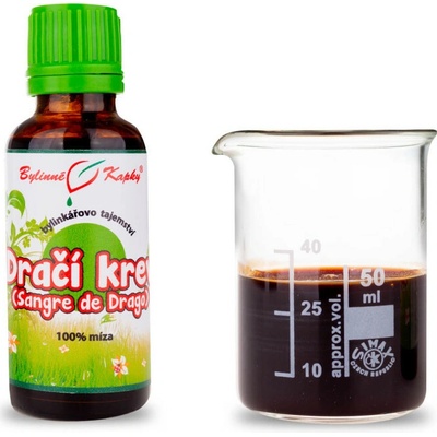 Bylinné kapky Dračia krv 100% miazga 30 ml