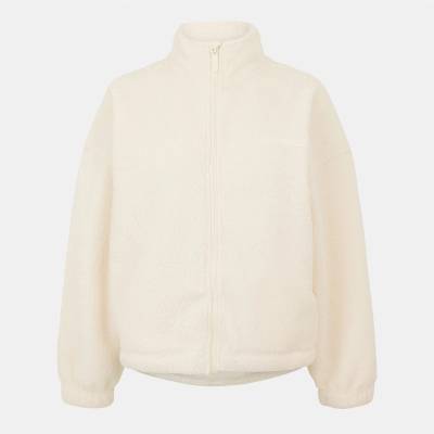 USA Pro Поларено горнище с цип USA Pro Women's Polar Full Zip Long Sleeve Funnel Neck Fleece - Cream