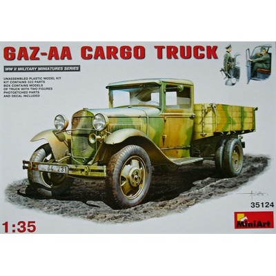 MiniArt GAZ AA Cargo Truck w/ 2 Figures 1:35