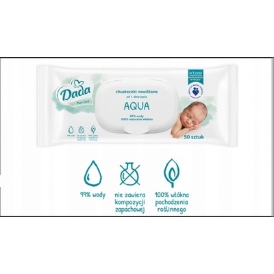 Dada Aqua vlhčené ubrousky 50 ks – Zboží Dáma