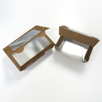 Image 1 of ЛАЙТС КАРТОНЕНА КУТИЯ К-900 КРАФТ 50БР. /СТЕК 174Х134Х48