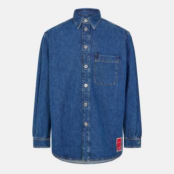 OFF WHITE Яке OFF WHITE Men's Off-White Quilted Insulated Short Puffer Jacket - Blue/Beige