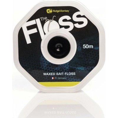 RIDGEMONKEY THE FLOSS BAIT FLOSS ŠNÚRA NA UPEVNENIE NÁVNAD 50M - Šnúra na návnady