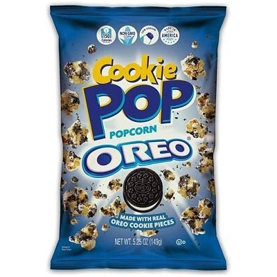 Candy Pop sladký popkorn s kousky sušenek Oreo 149 g