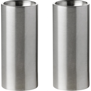 Stelton Комплект солница и пиперник ARNE JACOBSEN, комплект от 2 бр. , сребро, неръждаема стомана, Stelton (SN0101)