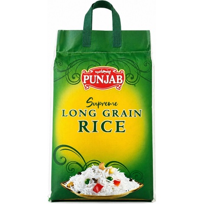 Punjab Supreme Long Grain Rice Dlouhozrnná rýže 5 kg