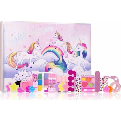 Accentra Beauty Advent Calendar Accentra balzam na pery + Accentra lak na nechty + Accentra sponka do vlasov + Accentra očné tiene + Accentra samolepky na nechty + Accentra dvojitý aplikátor na očné t