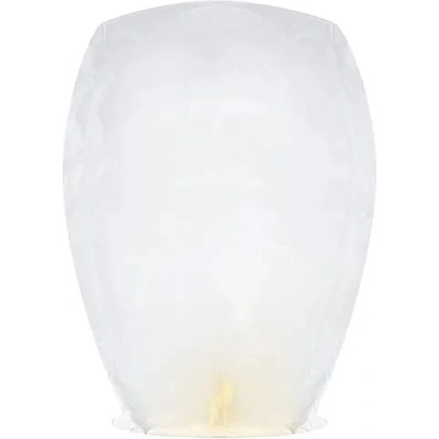 PartyDeco Lampion štěstí bílý 37 x 53 x 95cm – Zboží Dáma