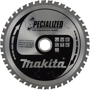 Makita диск за сандвич панели SPECIALIZED 165x1.75x20 мм 42 зъба B-63149 (B-63149)