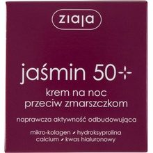 Ziaja Jasmín 50+ jasmínový noční krém proti vráskám spf6 50 ml