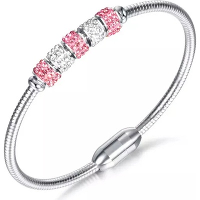 Mabell dámský náramek z chirurgické oceli BRONTE CZ221GH1006C45